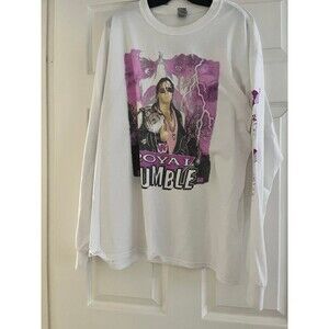 USED WWF Royal Rumble 1996 XL Long Sleeve Shirt Bret Hart Undertaker WWE 96